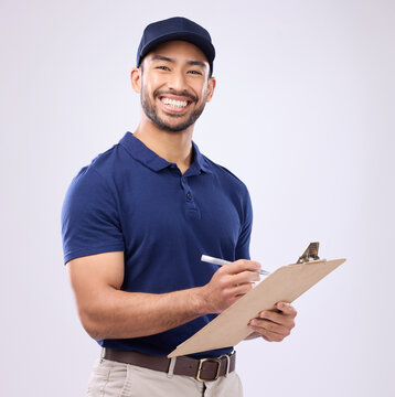 A uniformed service technician with a clipboard, ready to walk a site and take measurements